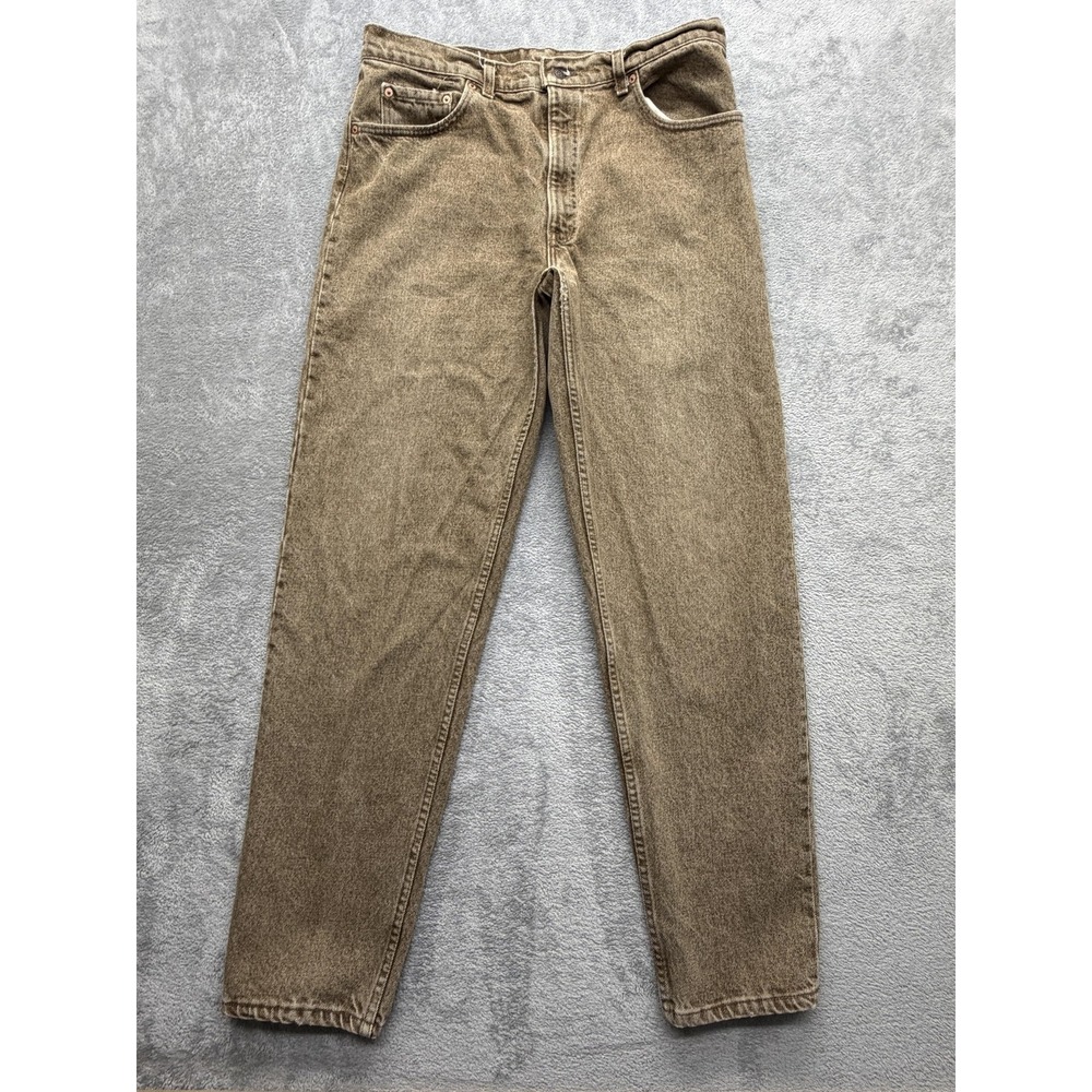 Vintage Levis 550 Jeans Mens Measured 36x33 Brown Relaxed Tapered USA 90s‎